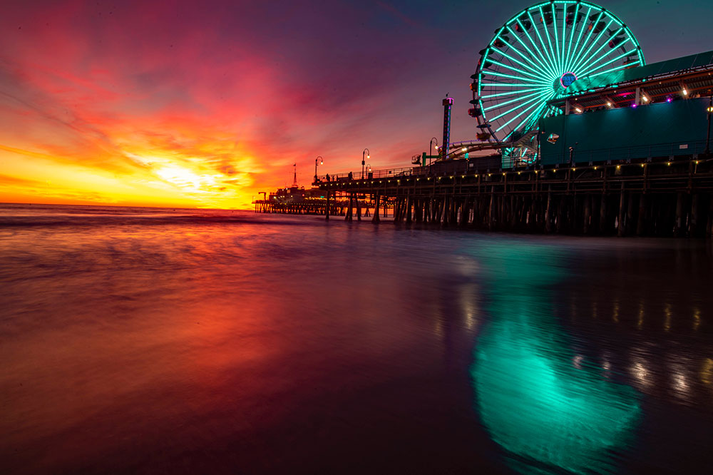 Lavina Lalchandani photo of a Santa Monica Sunset